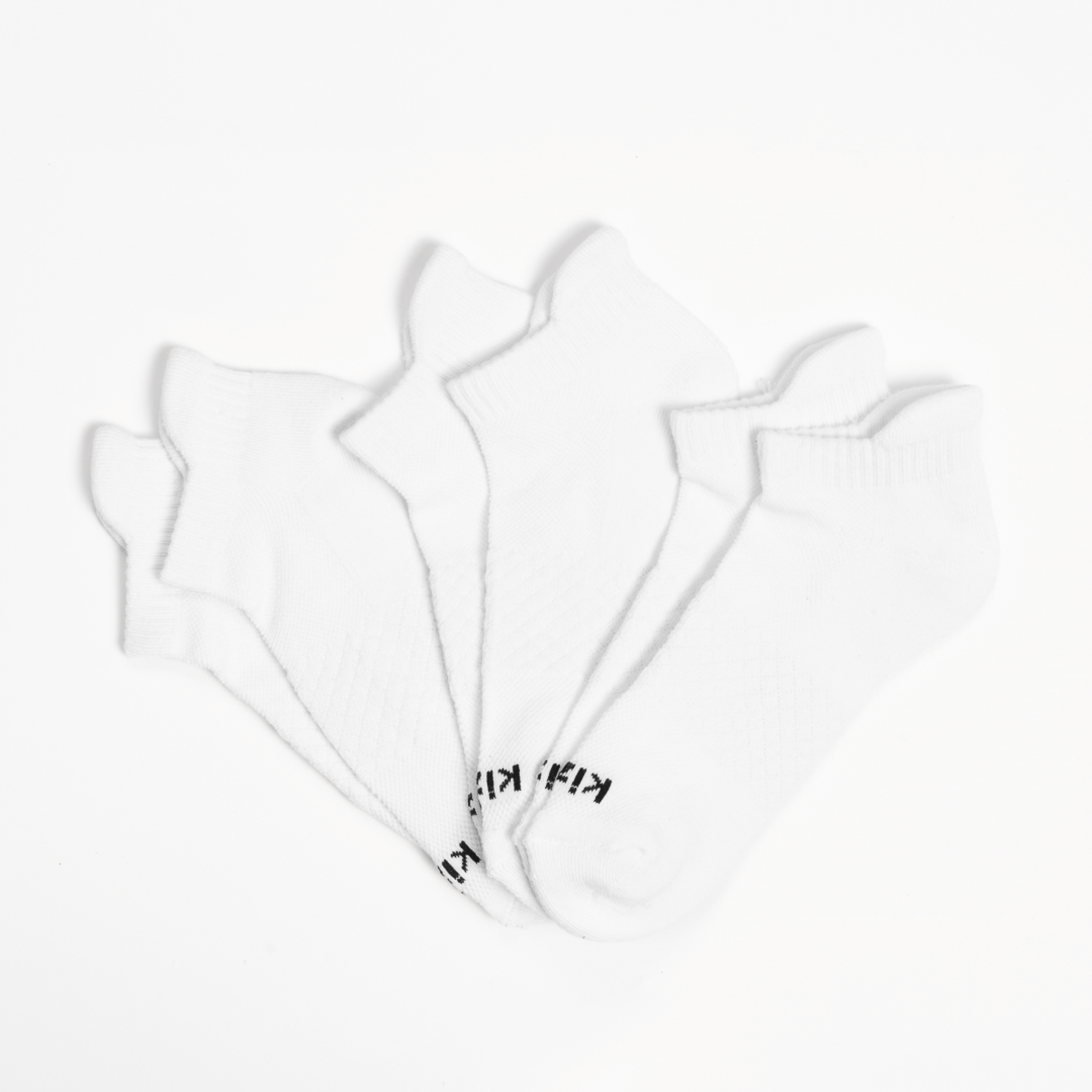 Kizik Ankle Socks - White - 3 Pack - Image 5