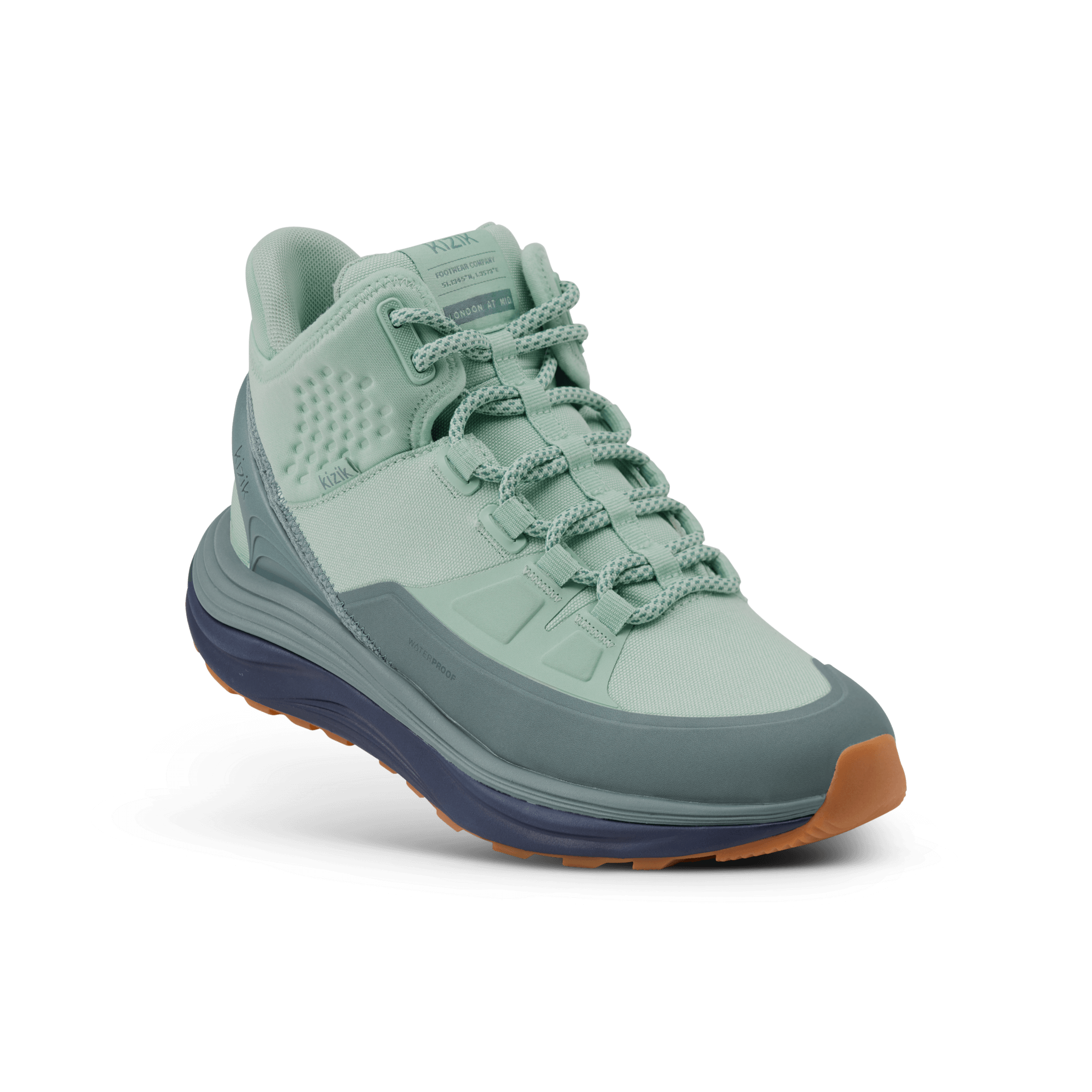 Women's London AT Mid Waterproof - Surf Spray/Naval Academy - Image 2